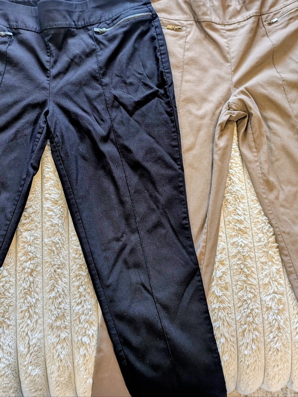 Style & Co. Curvy Fit Tummy Control Pants - Set of 2 - CB